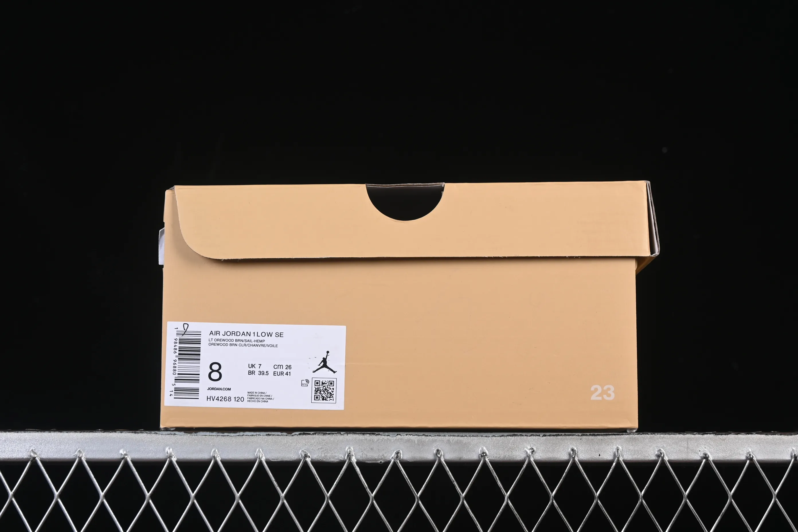All categories Air Jordan Jordan series basketball shoes Air Jordan 1 Low Air Jordan 1 Low AJ1 Joe 1 meter white brown low-top casual sneakers HV4268-120